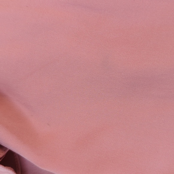 Rebecca Minkoff Off Shoulder Silk Blouse Pink S bohemian preppy summer coquette - Picture 8 of 8